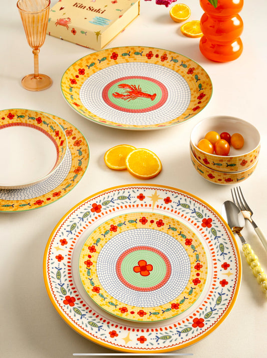 Coastal Bloom Multipurpose Plate Kin Suki