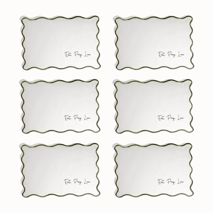 Green Patience Placemats (of 6) Kinsuki