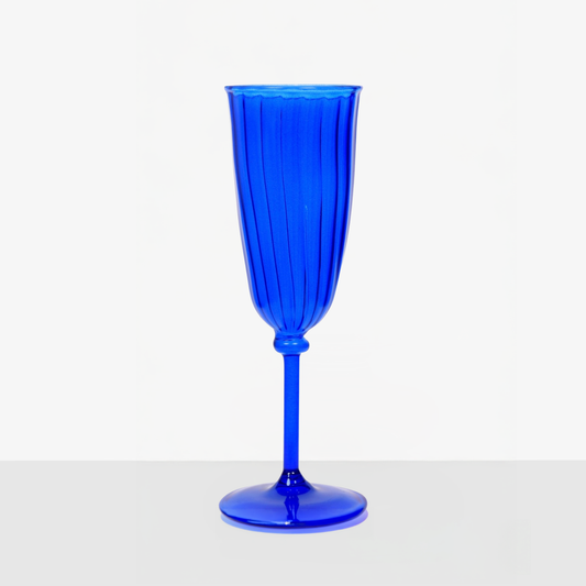 Royal Blue Gratitude Glasses (Of 6) Kinsuki